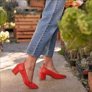 Everlane Day Heel Red